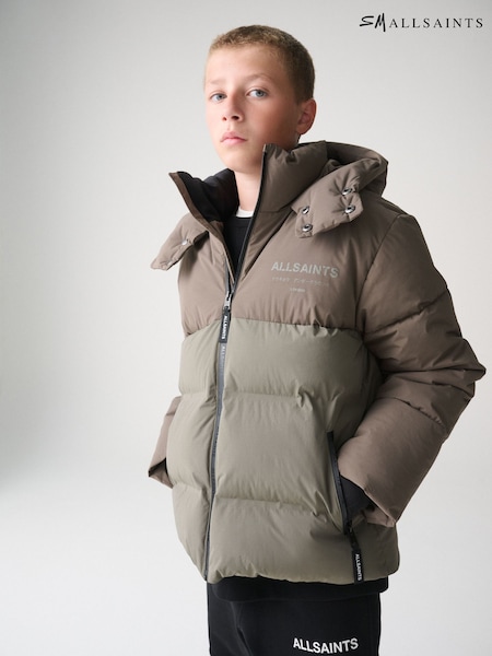 Khaki Green - Smallsaints Underground Short Padded Coat