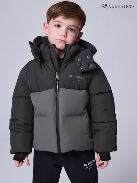 Grey - Smallsaints Underground Short Padded Younger Coat