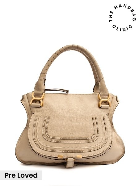 Chloe Neutral Marcie - Medium Shoulder Bag (W06923) | £725