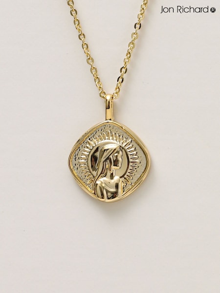 Jon Richard Gold Virgo Plated Molten Horoscope Pendant - Capricorn (W07009) | £25