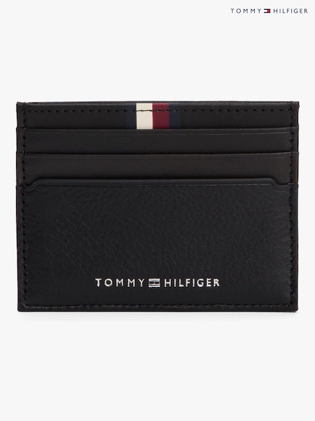 Tommy Hilfiger Black Business Corporate Leather Card Holder (W07059) | £45