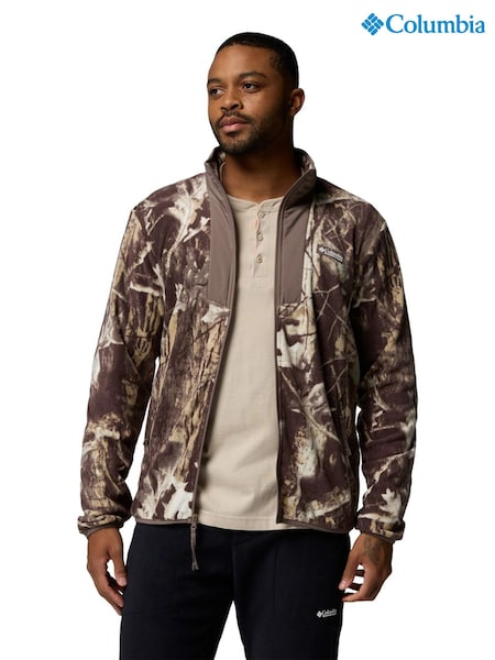 Columbia Sequoia Grove Printed Full Zip Brown Fleece (W07174) | £65