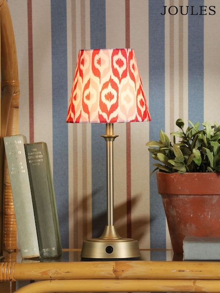 Joules Isla Ikat Apsley Rechargeable LED Table Lamp (W07223) | £50