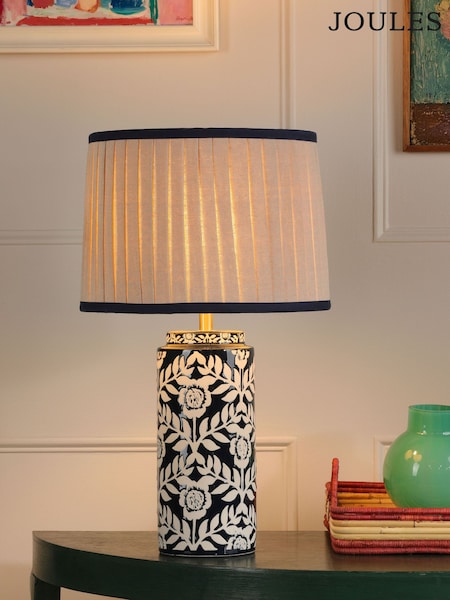 Joules Blue Highclere Table Lamp (W07224) | £95