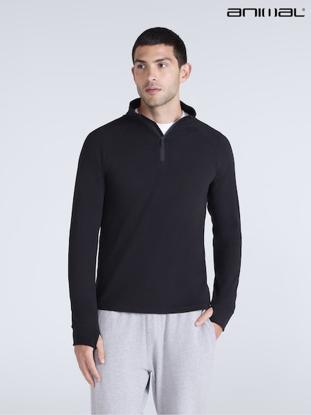 Animal Black Touchdown Midlayer Fleece (W07650) | £35