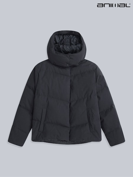 Black Tess  Cropped Down Jacket (W07818) | £160