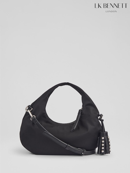 LK Bennett Black Bow Shoulder Bag (W07826) | £99