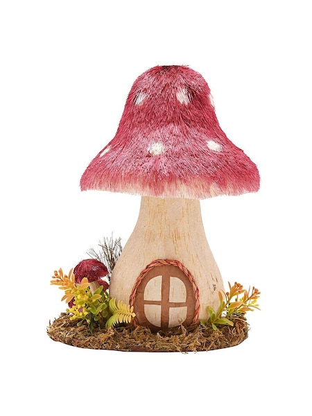 Widdop Red Natural Handmade Mushroom Ornament (W07904) | £22