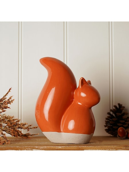 Widdop Brown Ceramic Squirrel Ornament (W08031) | £13