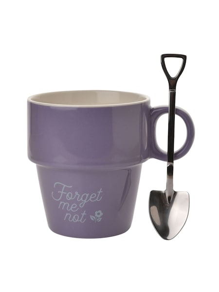 Widdop Purple Forget Me Not Gardeners Mug (W08040) | £15