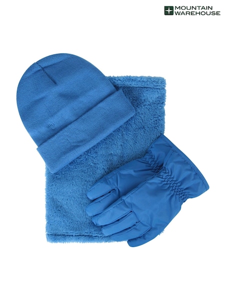 Mountain Warehouse Blue Winter Accessories Set (W08215) | £32
