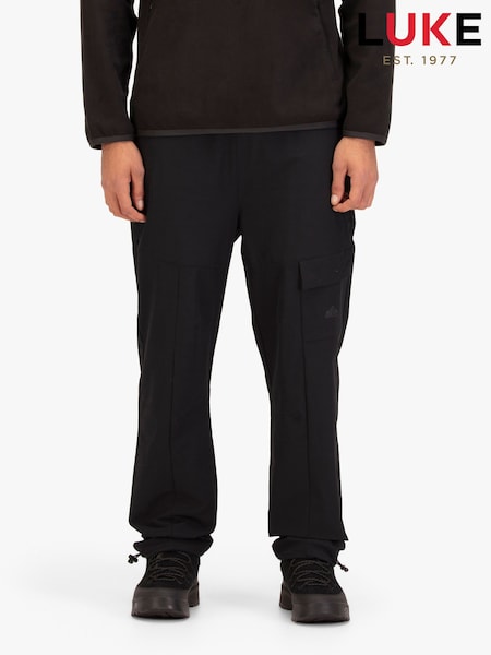 Luke 1977 Locana Tech Black Joggers (W08239) | £55