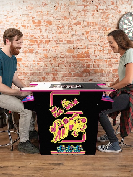 Arcade 1 Black Ms. Pac-Man Head-to Head Table (W08305) | £700