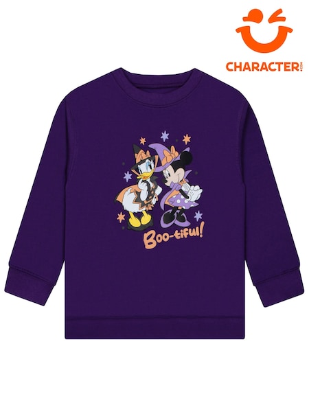 Character Purple Minnie Mouse Sweatshirt | Halloween Boo-Tifu (W10263) | £16