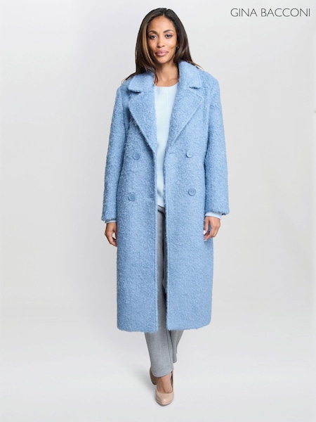 Angel Textured Longline Coat (W10270) | £235