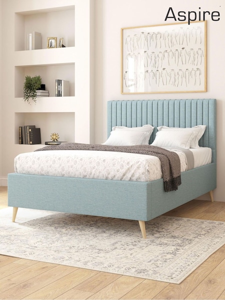 Aspire Furniture Zara Airforce Grant Divan Style Contemporary Bed Frame (W10375) | £555 - £720
