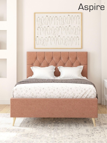 Zara Blush Olivier Divan Style Contemporary Bed Frame (W10379) | £500 - £665