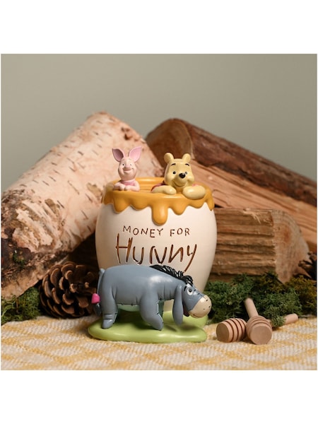 Widdop White Disney Winnie The Pooh Resin Money Bank 'Money for Hunny' (W10439) | £35