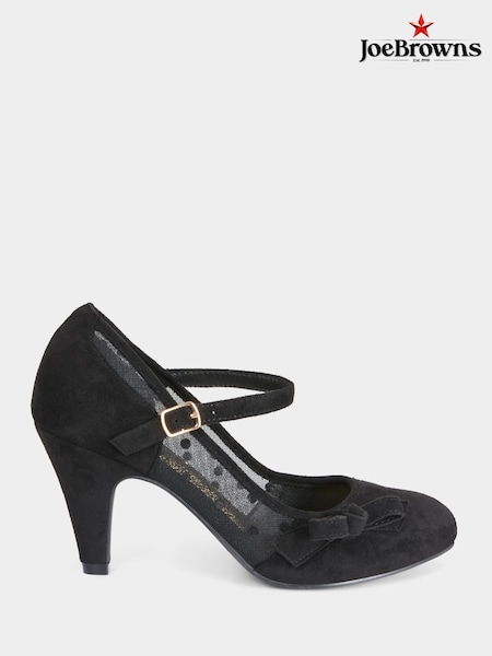 Joe Browns Black Heart Detailed Mary Jane Shoes (W11058) | £60