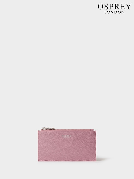 Osprey London Purple The Core Small Leather Card Pouch (W11701) | £35