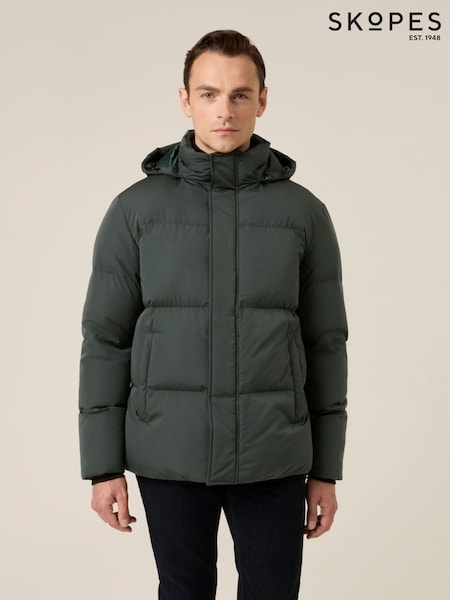 Skopes Green Amble Padded Puffer Jacket (W11707) | £129