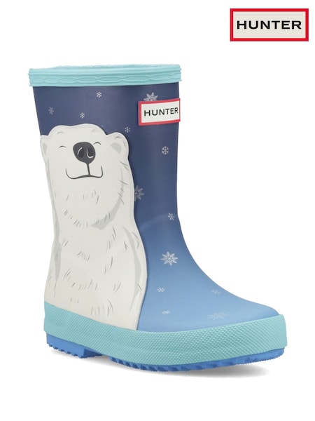 Hunter Blue Kids First Insulated Boots (W11794) | £45