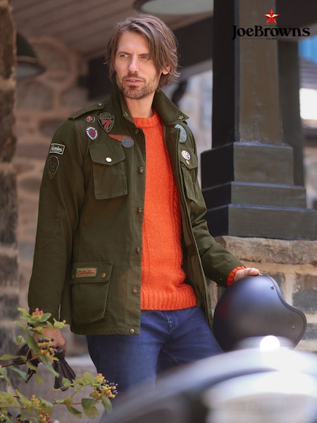 Joe Browns Green Custom Military Jacket (W11987) | £104