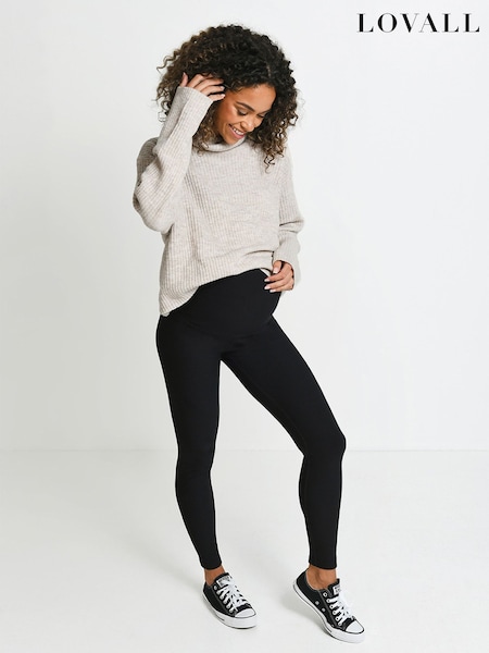 LOVALL Black Maternity Tall Winter Leggings (W12012) | £32