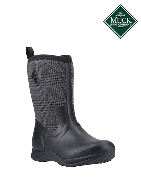 Muck Boots Black Arctic Weekend Pull On Wellington Boots (W12112) | £109
