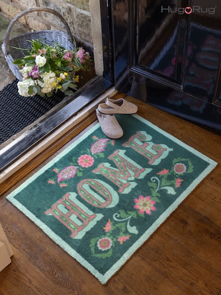Hug Rug Teal Homefolk Mat (W12255) | £50