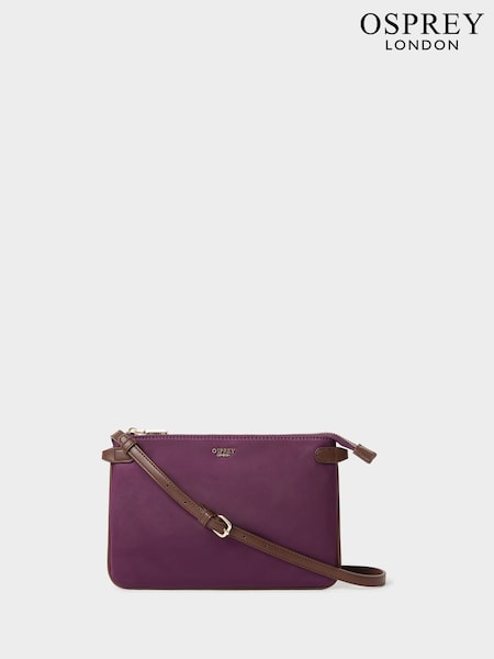 Osprey London Purple The Voyage Nylon Crossbody Bag (W12843) | £35
