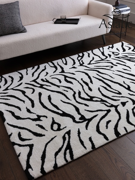 Asiatic Rugs Mono Wilder Splash Charcoal Rug (W13028) | £109 - £319
