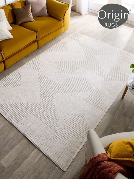 Origin Rugs Cream Sands Zen Rug (W13039) | £50 - £150