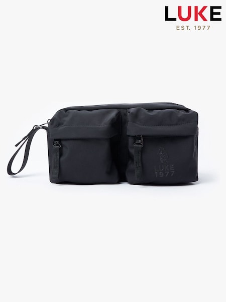 Luke 1977 Spruce Black Washbag (W13259) | £30
