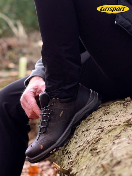 Grisport Brown Eskdale Waterproof Walking Shoes (W13606) | £110