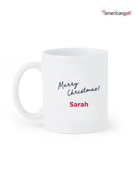Personalised Christmas Golf Swing Mug by My American Golf (W13782) | £15