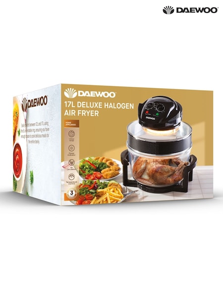 Daewoo Black Halogen Air Fryer 17L (W13921) | £50