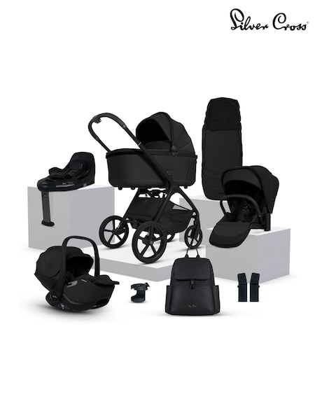 Silver Cross Black Cove 360 Nursery Travel System Ultimate Bundle (W14080) | £1,270