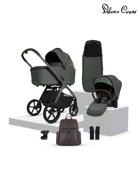 Silver Cross Green Cove Nursery Travel System Accessory Bundle (W14087) | £995