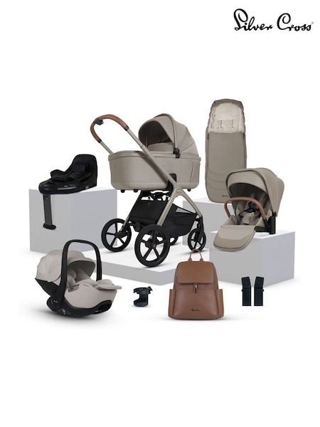 Silver Cross Natural Cove 360 Nursery Travel System Ultimate Bundle (W14089) | £1,270