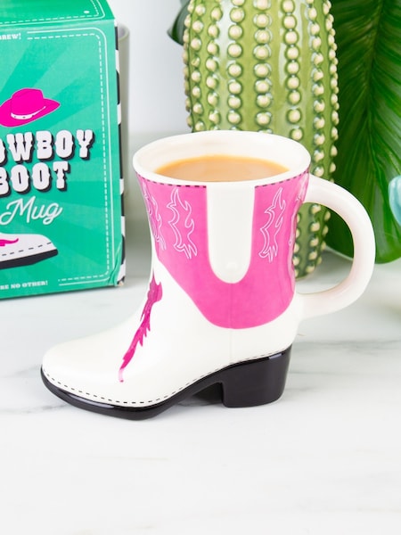 Gift Republic Pink Cowboy Boot Mug (W14408) | £12
