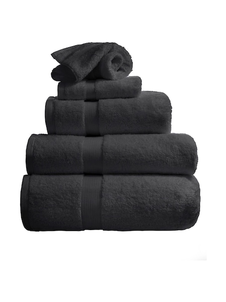 The Linen Consultancy Charcoal TLC 5 Star Hotel Concept 100% Cotton Towel (W14439) | £20 - £30