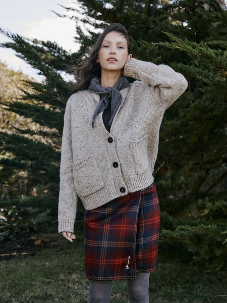 Celtic & Co. Natural Shawl Collar Cardigan (W14650) | £149