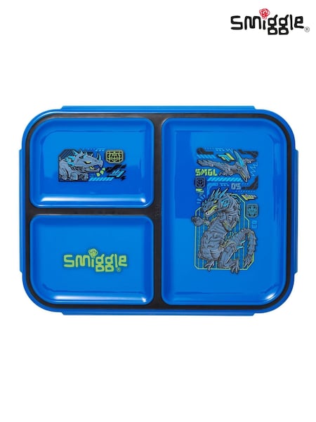 Smiggle Blue All Stars Boost Trio Lunchbox (W14829) | £13.50