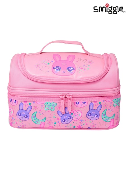 Smiggle Pink All Stars Double Decker Lunchbox (W14855) | £20
