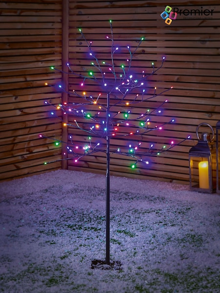 Premier Decorations Ltd 1.2m Multiaction Tree with 120 LEDs & Timer (W14905) | £38