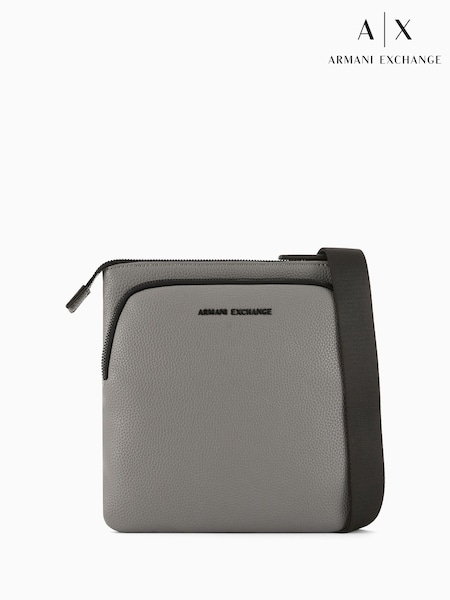 Armani Exchange Flat Cross-Body Brown Bag (W14963) | £100