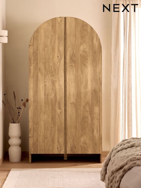 Arches Mango Wood Effect Wardrobe