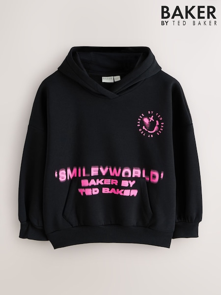 SmileyWorld x Baker by Ted Baker Oversized Hoodie (W15223) | £30 - £35