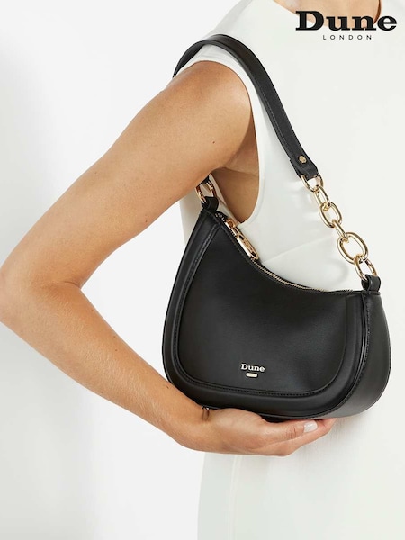 Dune London Black Direction Shoulder Bag (W15242) | £99